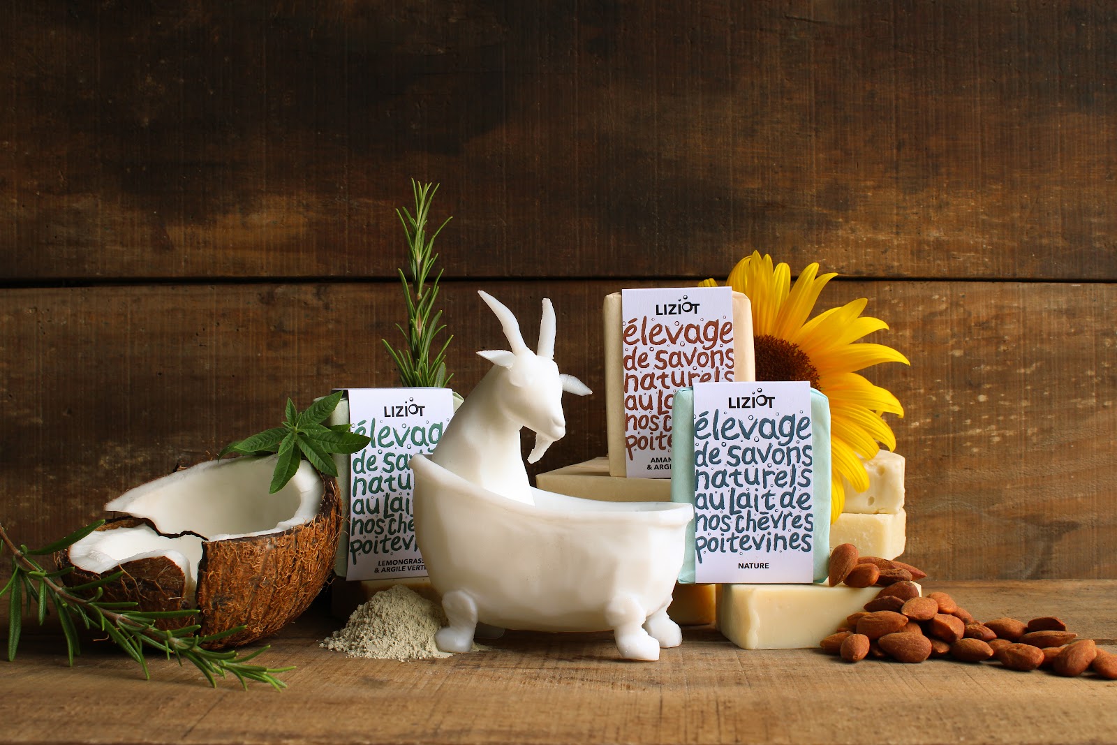 Liziot : Savons bio au lait de chèvre