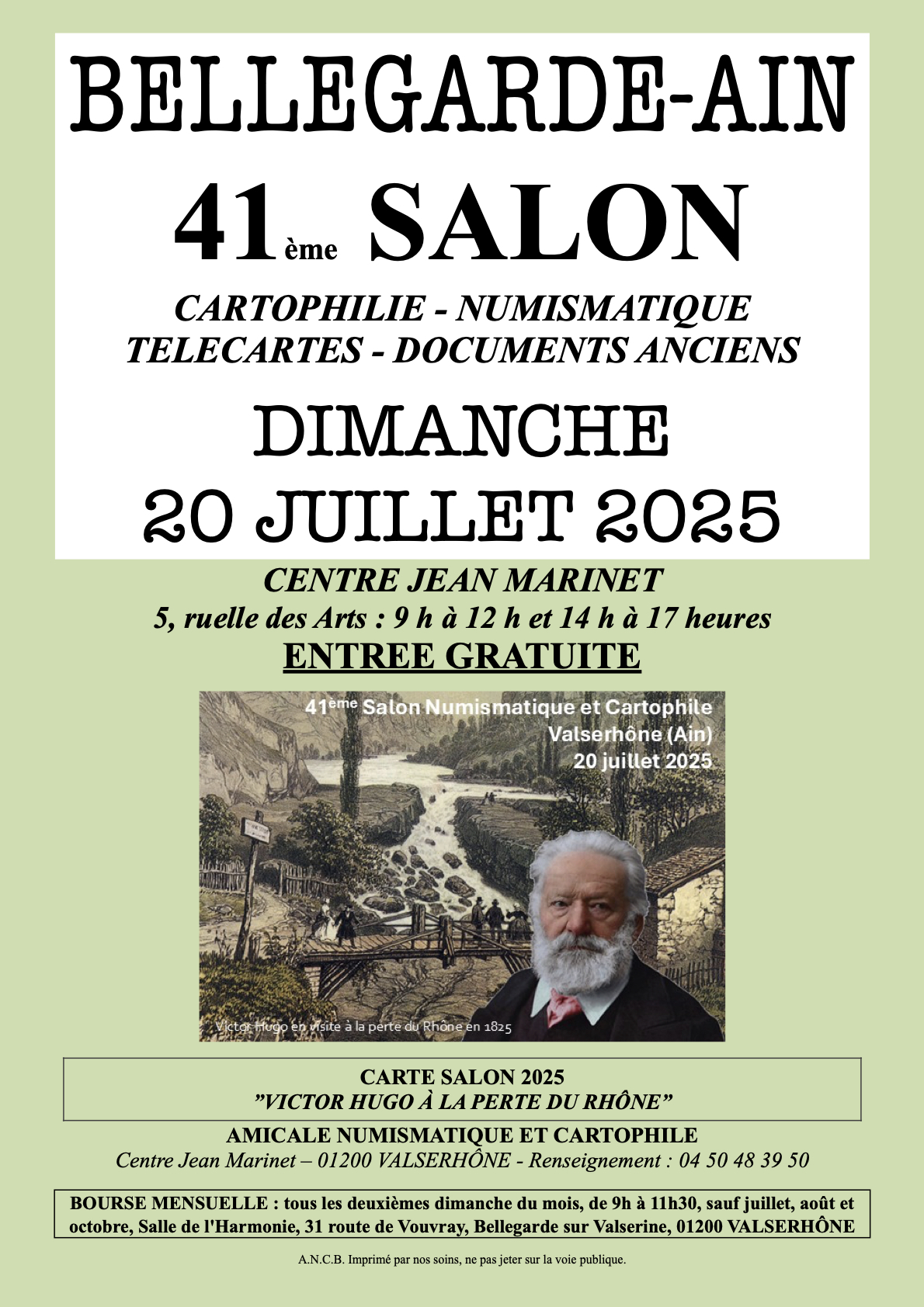 41ème Salon Numismatique et Cartophile Bellegarde