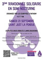 3ème édition de la marche semi-nocturne des échappées d