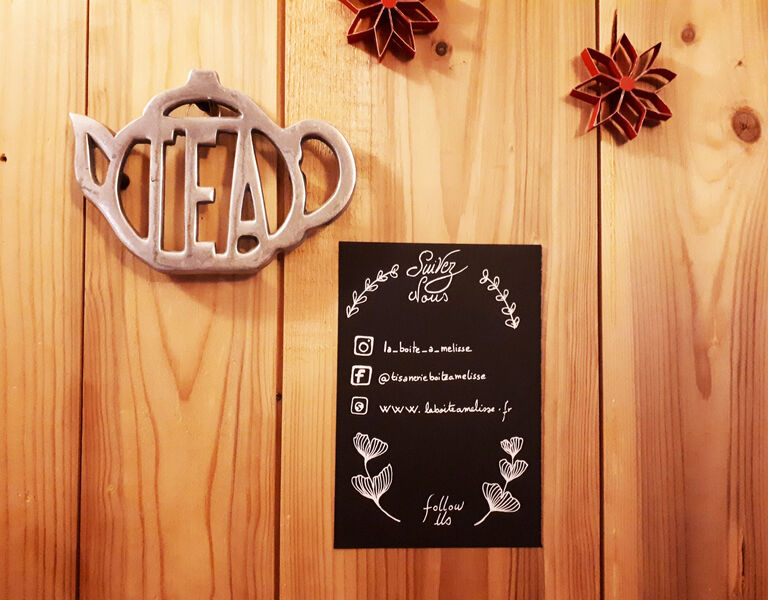 Boite à Mélisse tisanerie Faverges