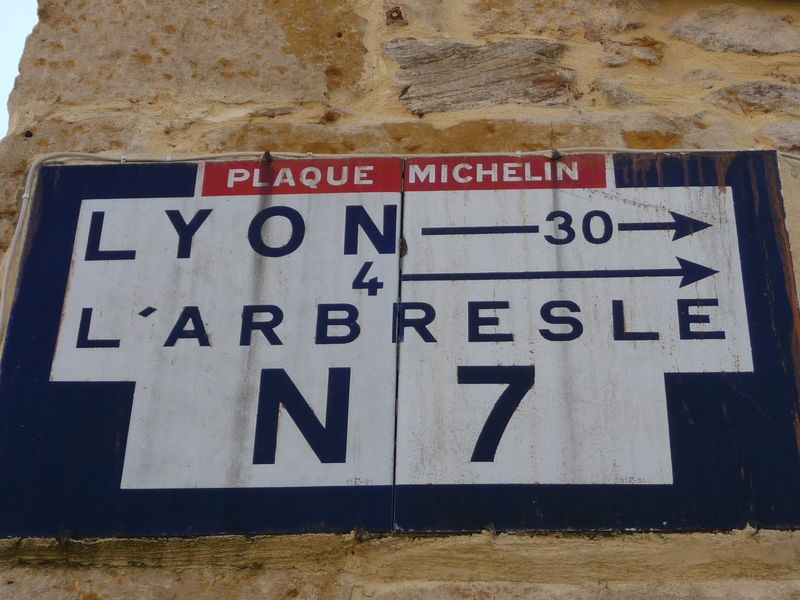 plaque michelin