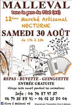 12 ème Marché artisanal nocturne_Malleval