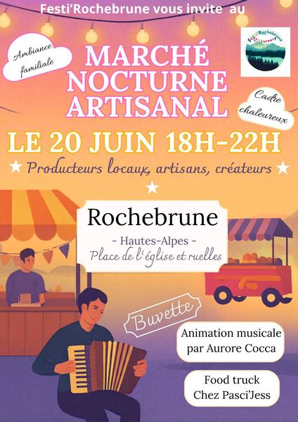 Marché nocturne artisanal_Rochebrune - © Marché nocturne artisanal_Rochebrune