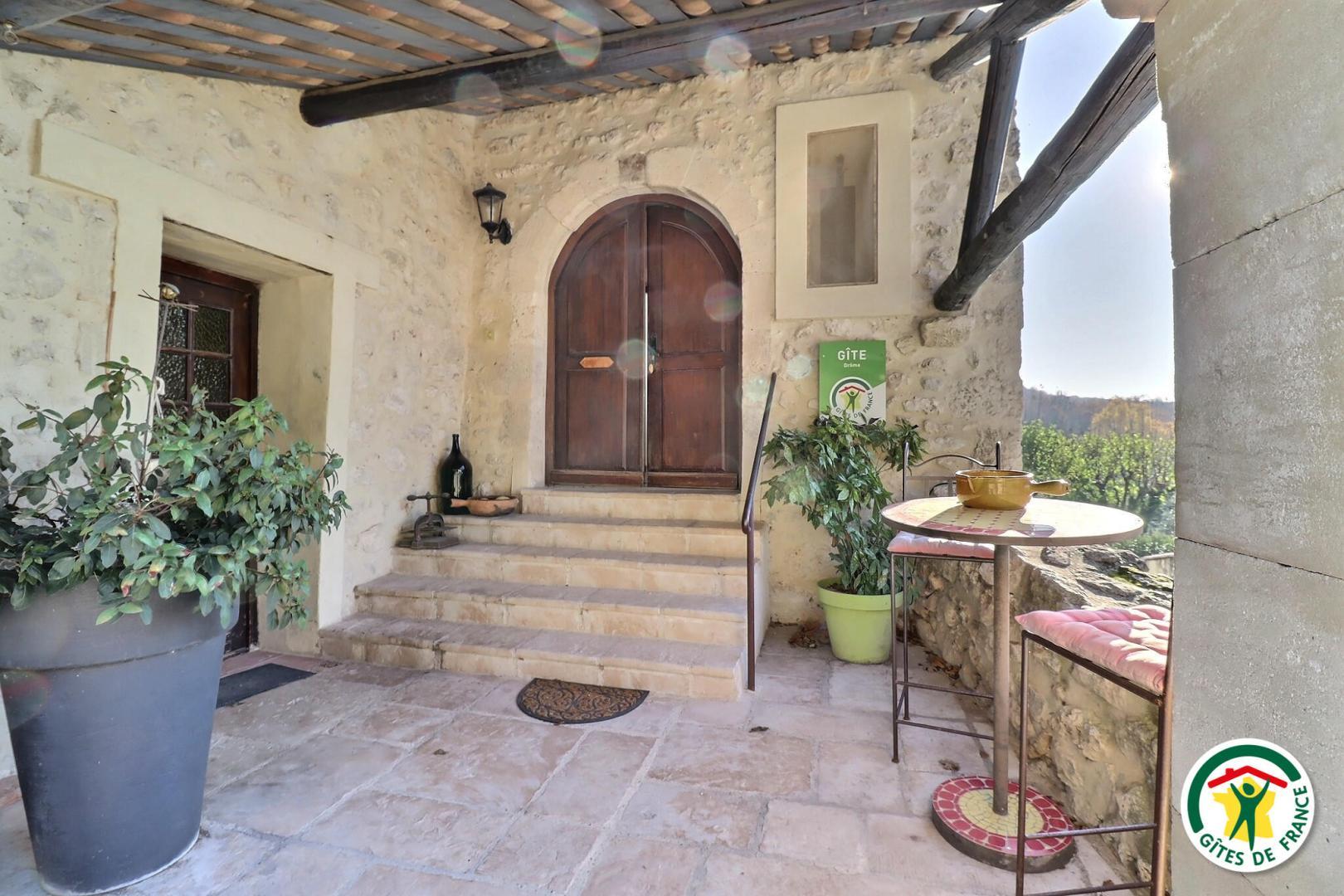 L'entrée du gîte