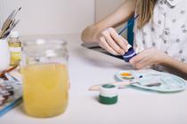 Atelier peinture animal montagne Chamrousse