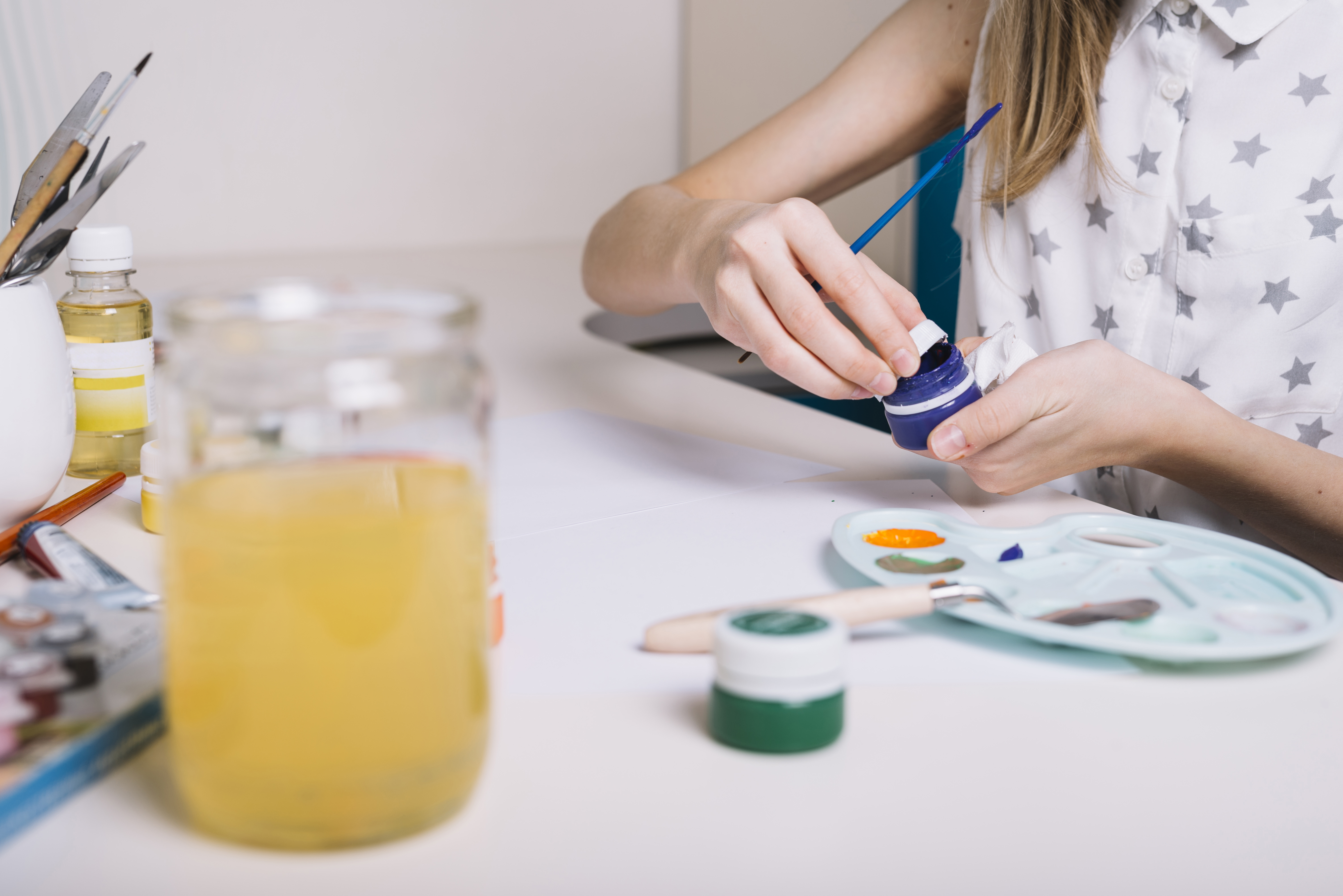 Atelier peinture animal montagne Chamrousse
