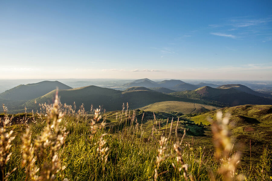 Vue sur la Chaîne des Puys