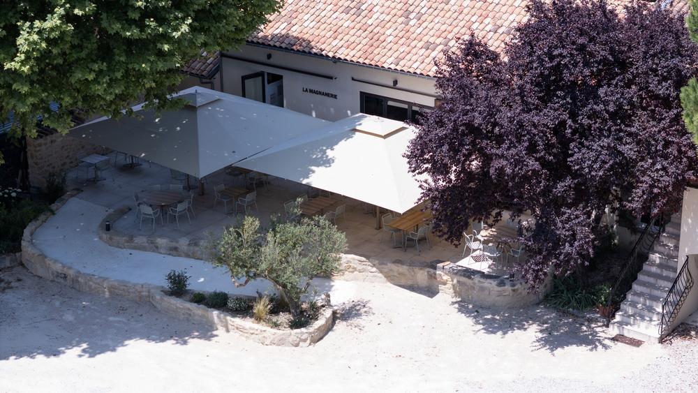 Restaurant La Magnanerie - vue drone