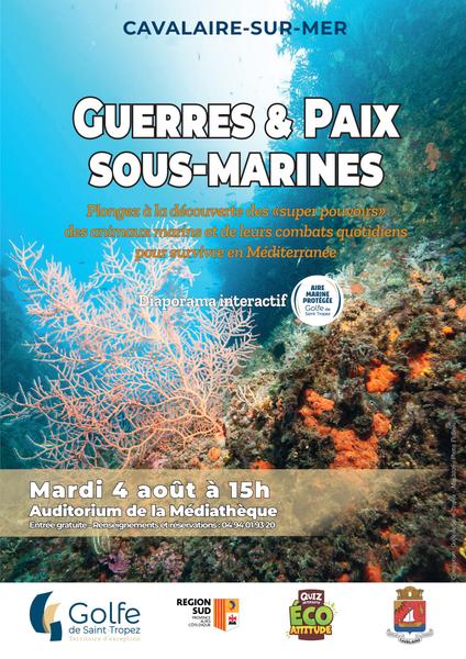 Diaporama interactif : Guerres et paix sous-marines_Cavalaire-sur-Mer