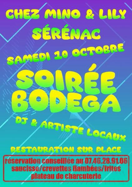 Soirée Bodéga