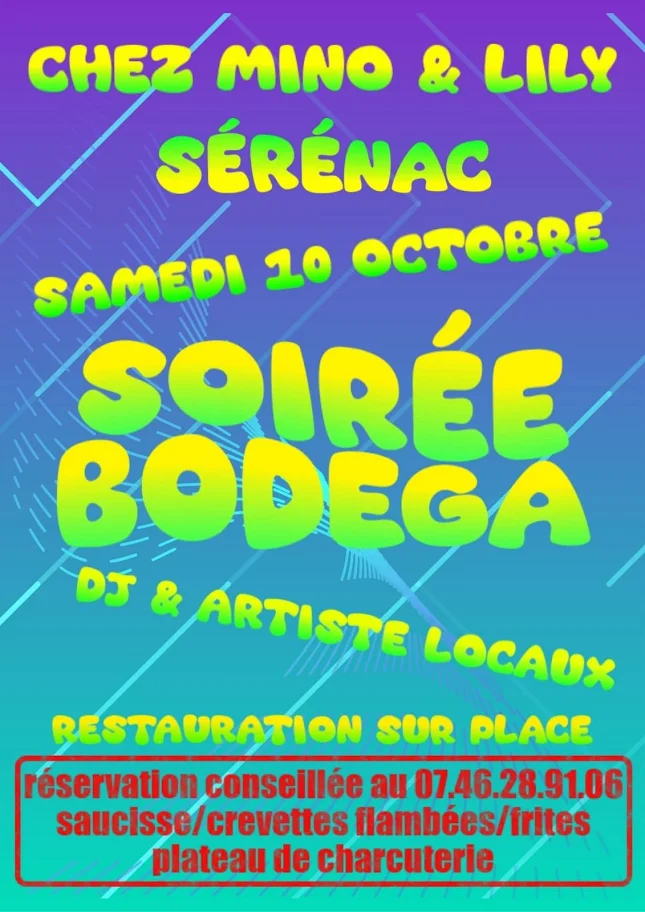 Soirée Bodéga_Sérénac