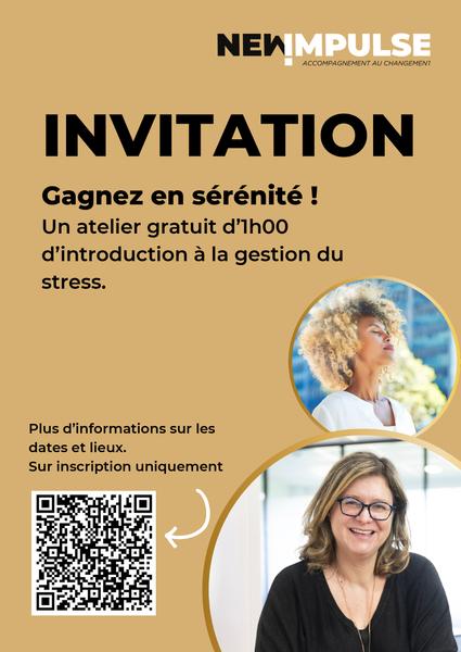 Gagnez en sérénité - Atelier d'introduction à la gestion du stress