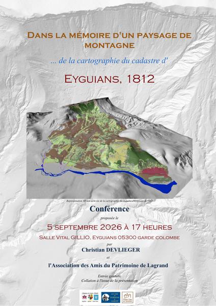 Conférence : 'Dans la mémoire d'un paysage de montagne'