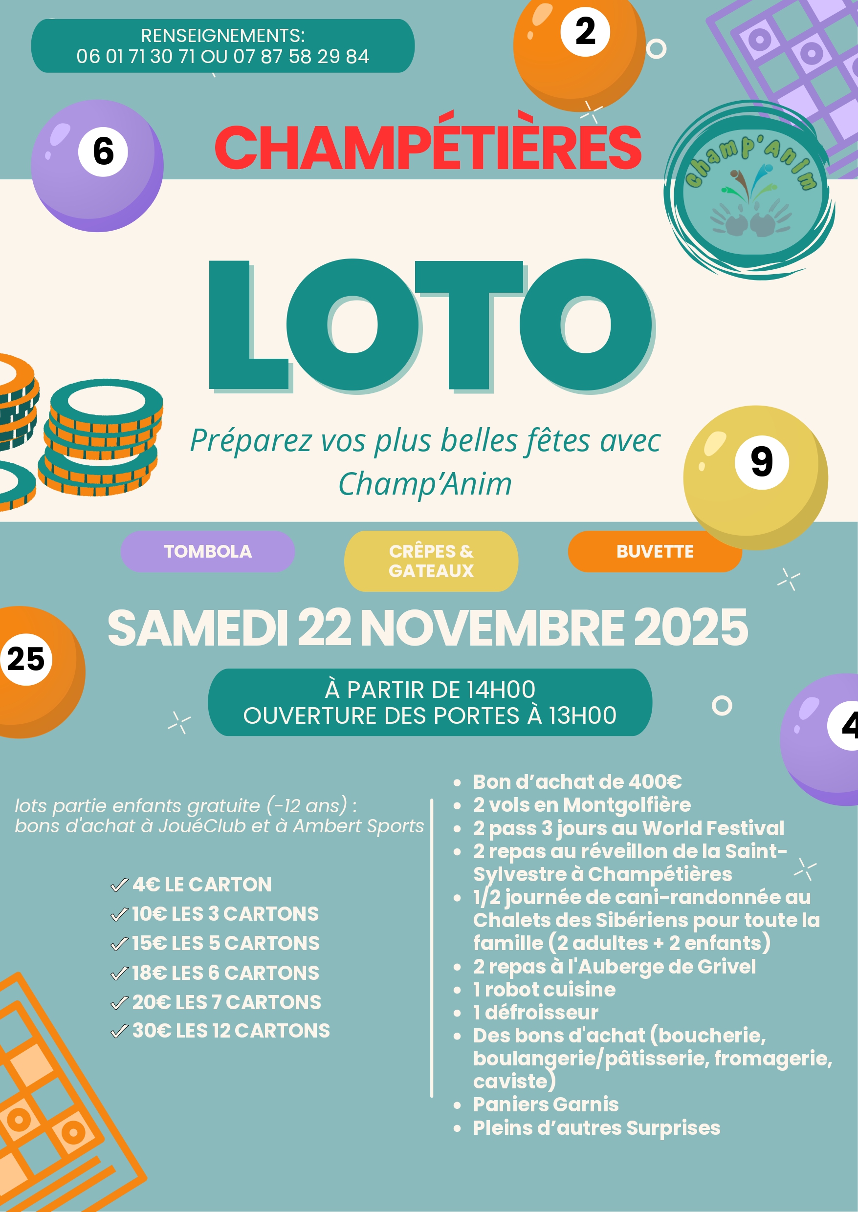 Loto // Champétières
