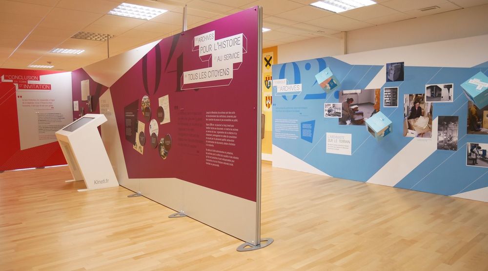 Exposition scénographiée