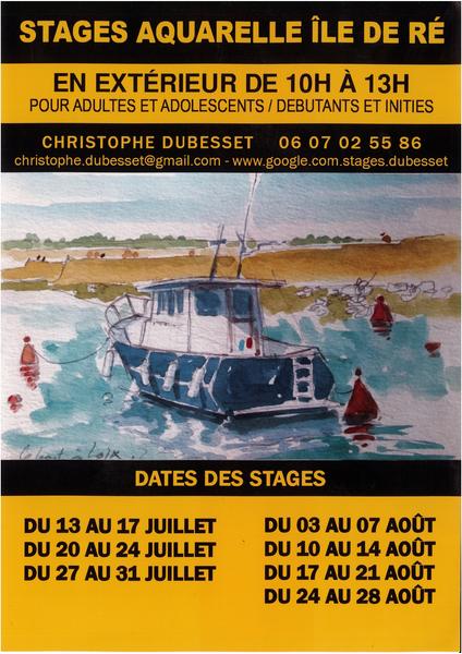 Stage Aquarelle - Île de Ré