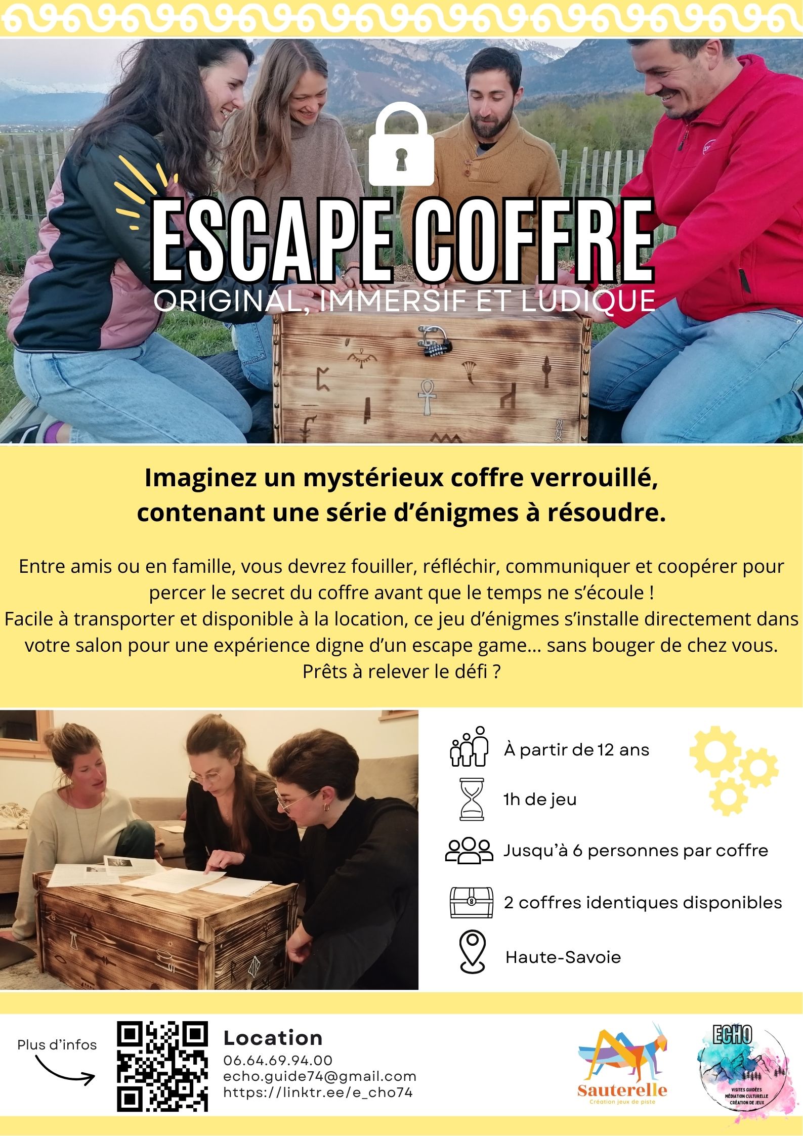 Affiche Escape coffre