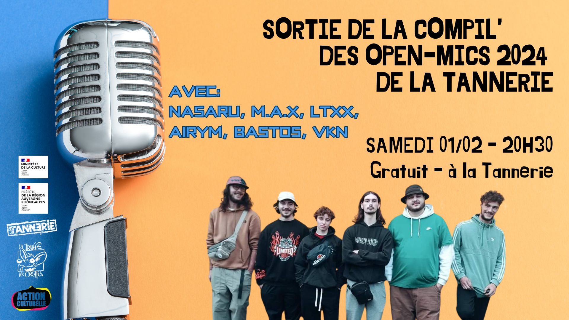 Sortie compil' #2 + open mic