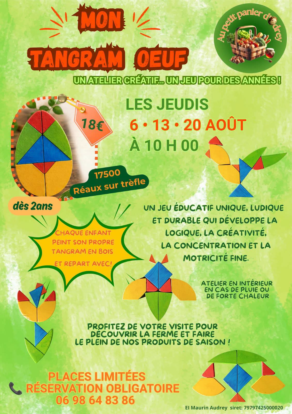Atelier créatif à la Ferme Pédagogique