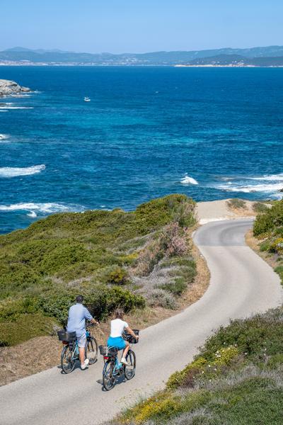 Balade à vélo sur l'île des Embiez