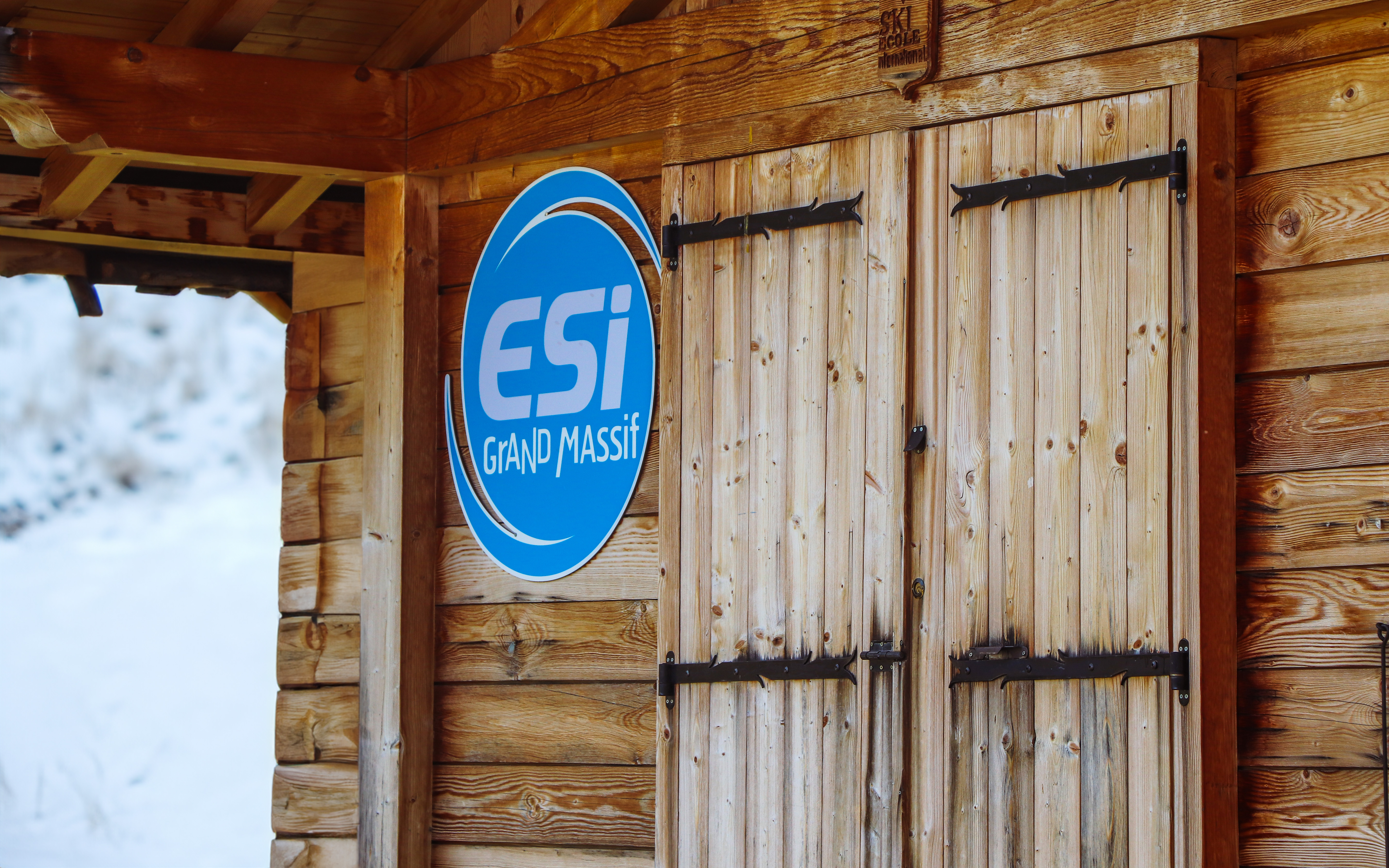 Chalet d'accueil sur les pistes à Flaine Forêt