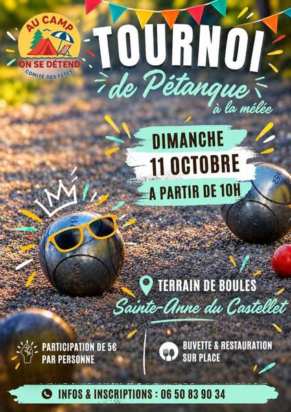 Tournoi de Pétanque à la mélée_Le Castellet