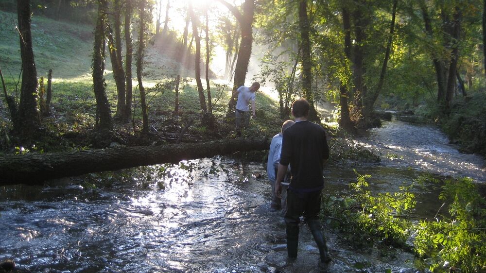 Pêche dans la Fure / Charavines