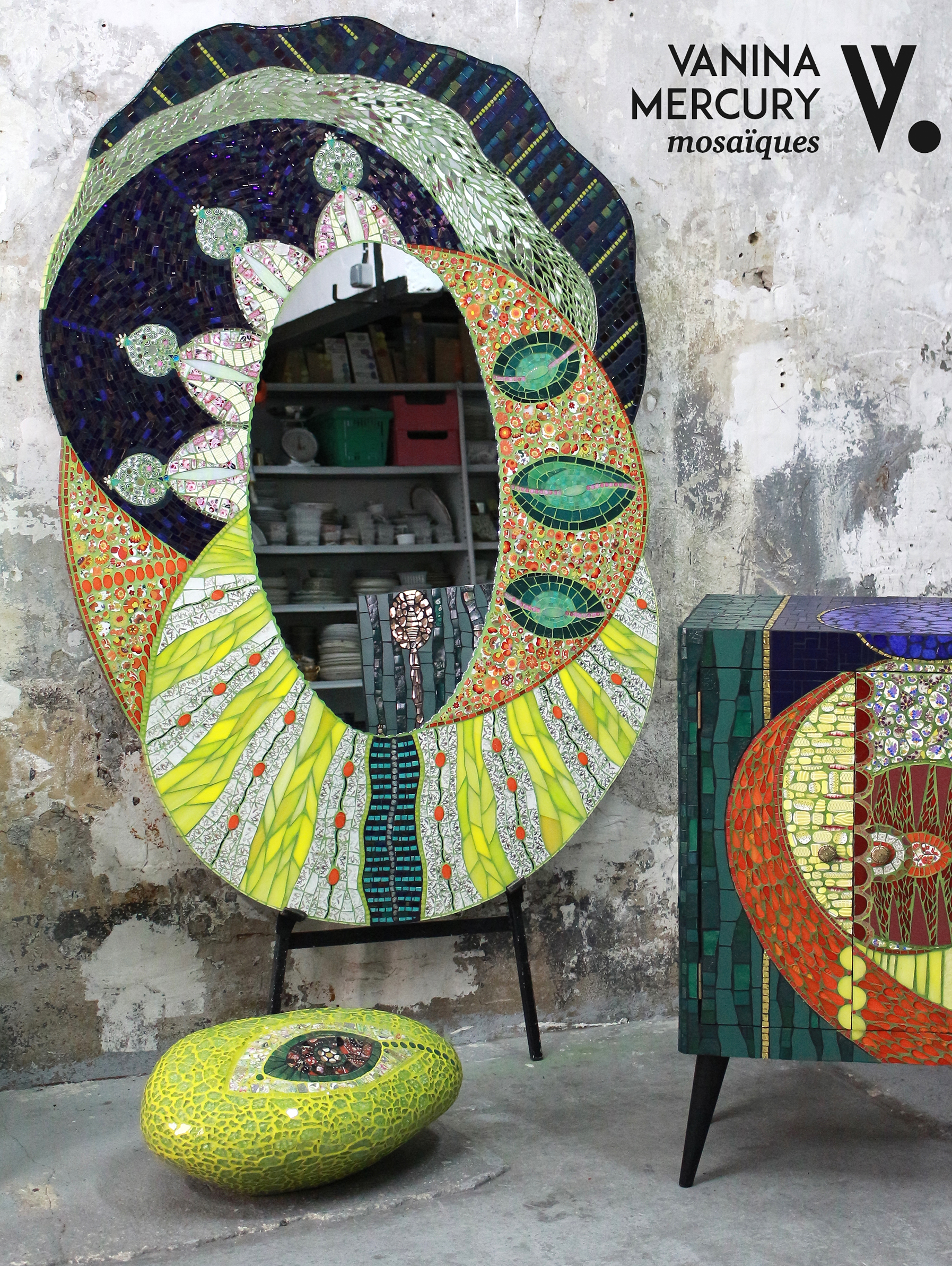 Mosaïque Vanina Mercury et les précieuses assembleuses, Marseille 5e Arrondissement - photo 3