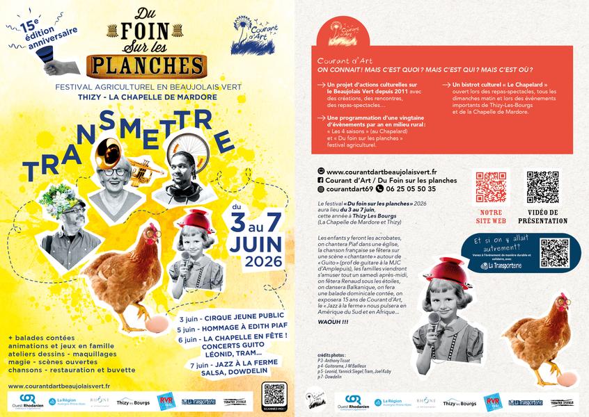 Festival DU FOIN SUR LES PLANCHES