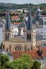 Vue aérienne de  l'église Saint-Louis Ⓒ Xavier Thomas