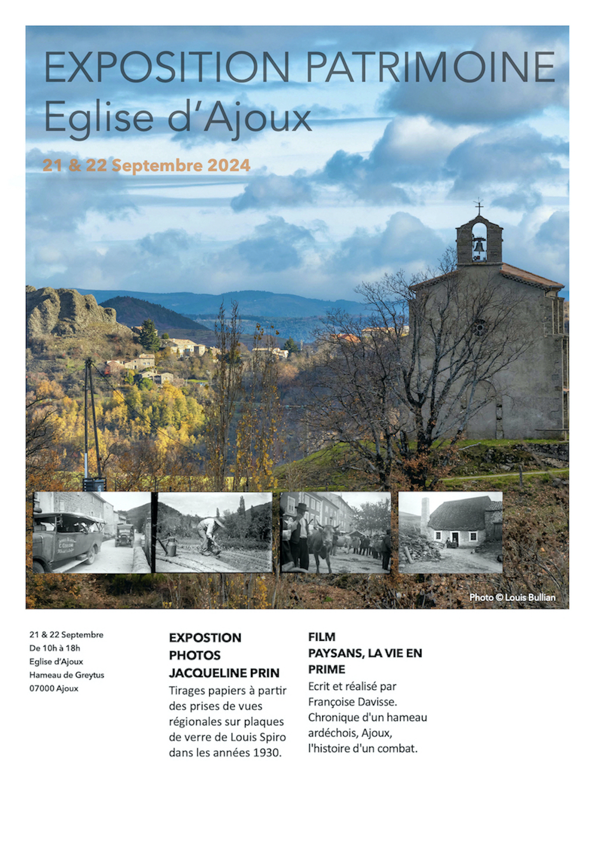 Events…Put it in your diary : Exposition patrimoine