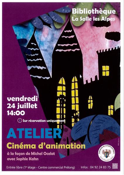 ‘Animated Film’ workshop at the Library