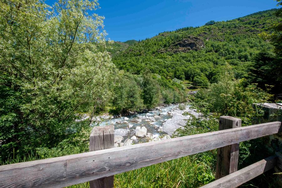 La Tinée rivière sauvage et naturelle peuplée de truites Fario