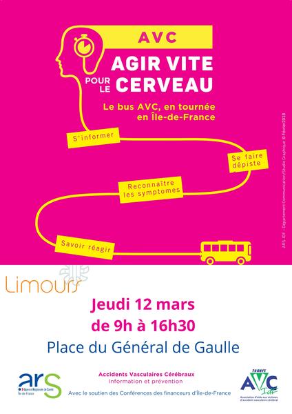 Le bus AVC en tournée en Ile-de-France 2026