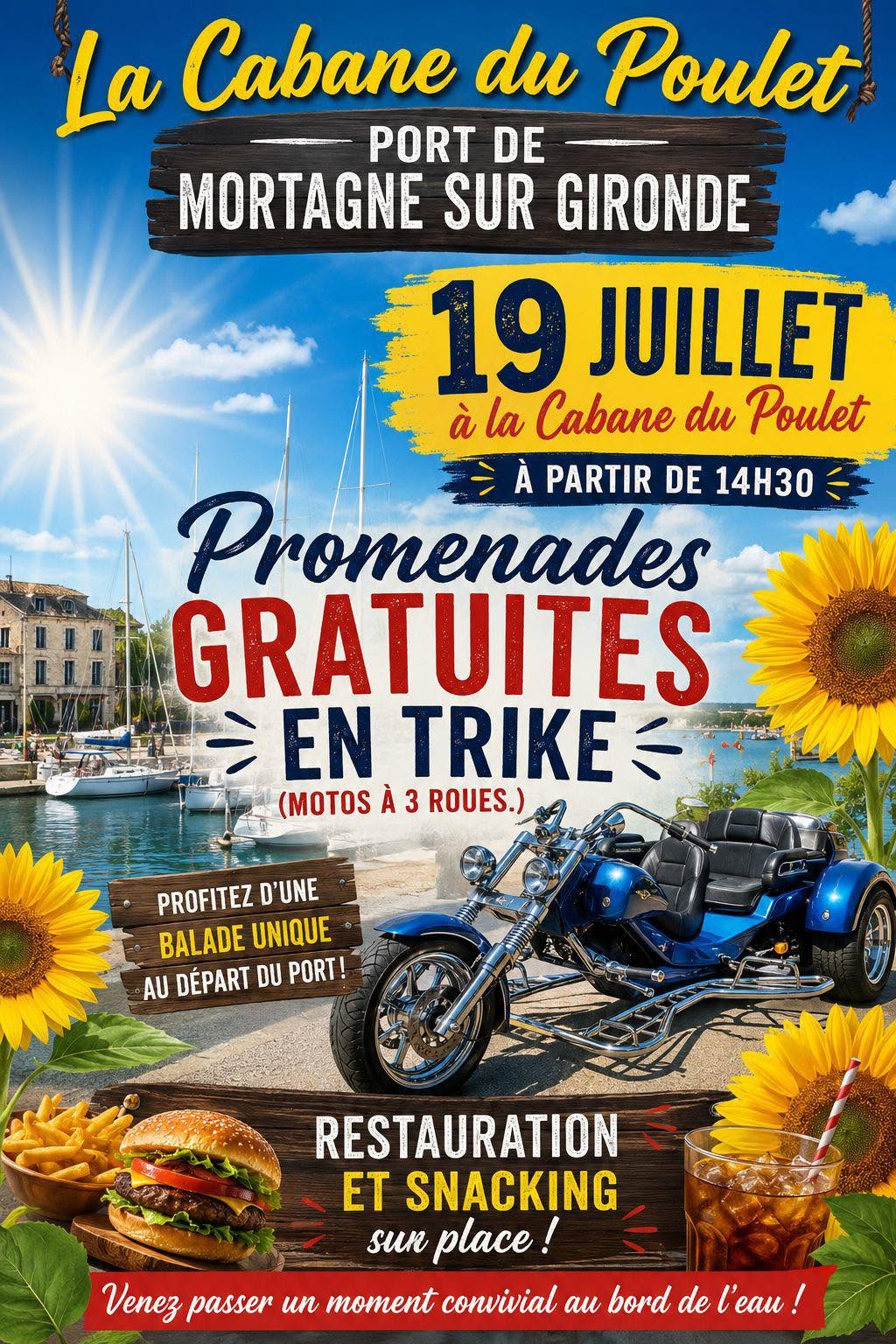 Promenades gratuites en trike