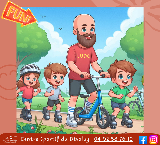 Roller au centre sportif_Superdévoluy