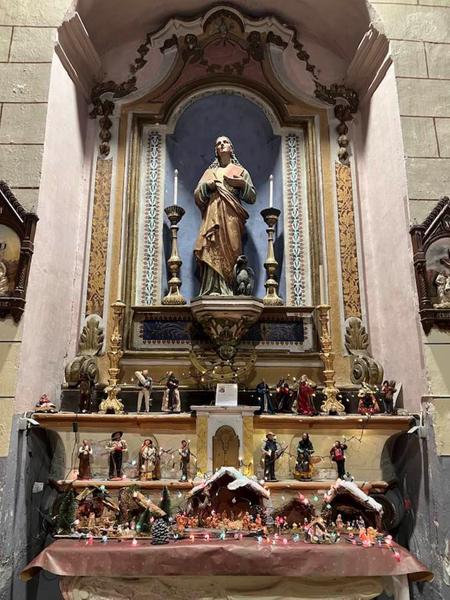 Exposition de crèches à l'église de Fontan Exposition de crèches à l'église de Fontan