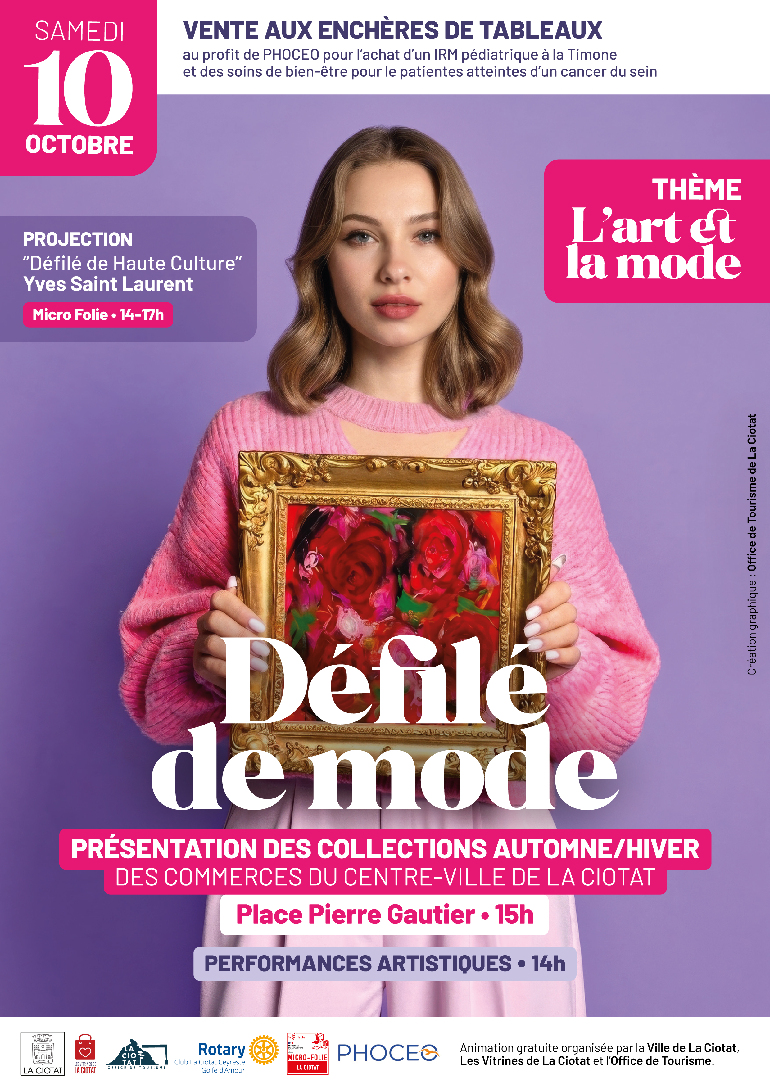 Défilé de mode automne/hiver dans le centre-ville de La Ciotat