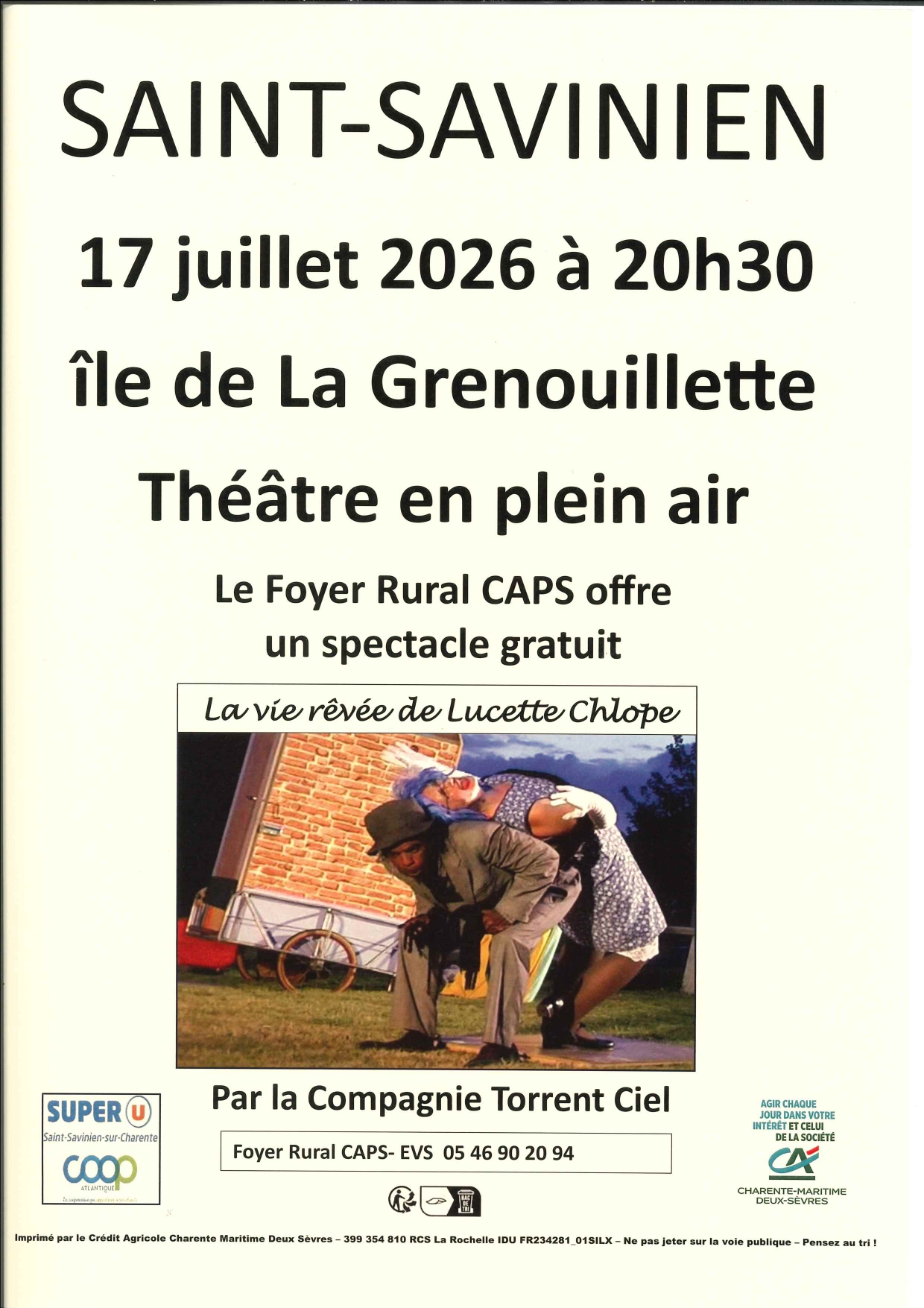Théâtre en plein air - La vie révée de Lucette Clope