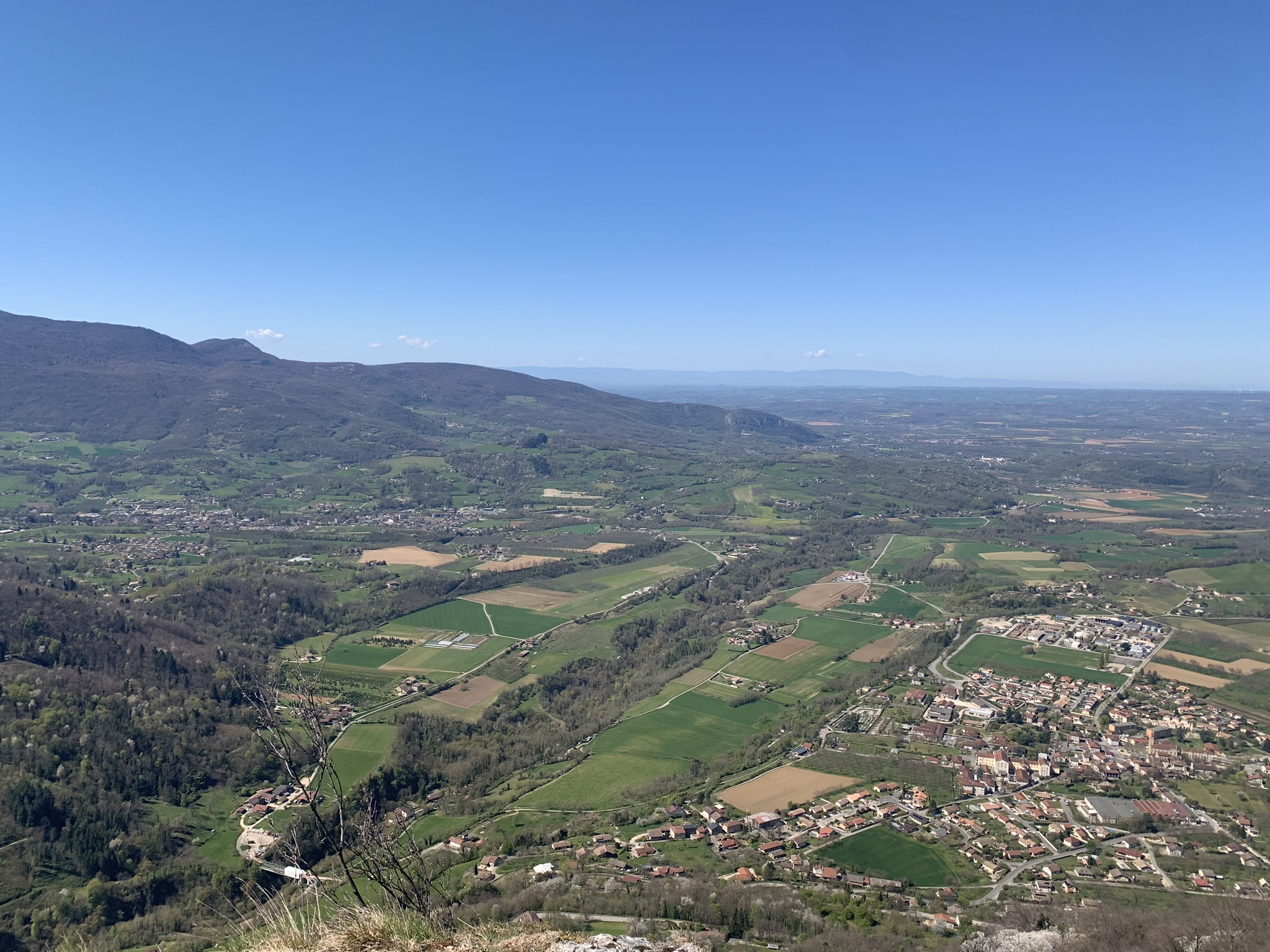 Vue depuis la croix de Chatelard