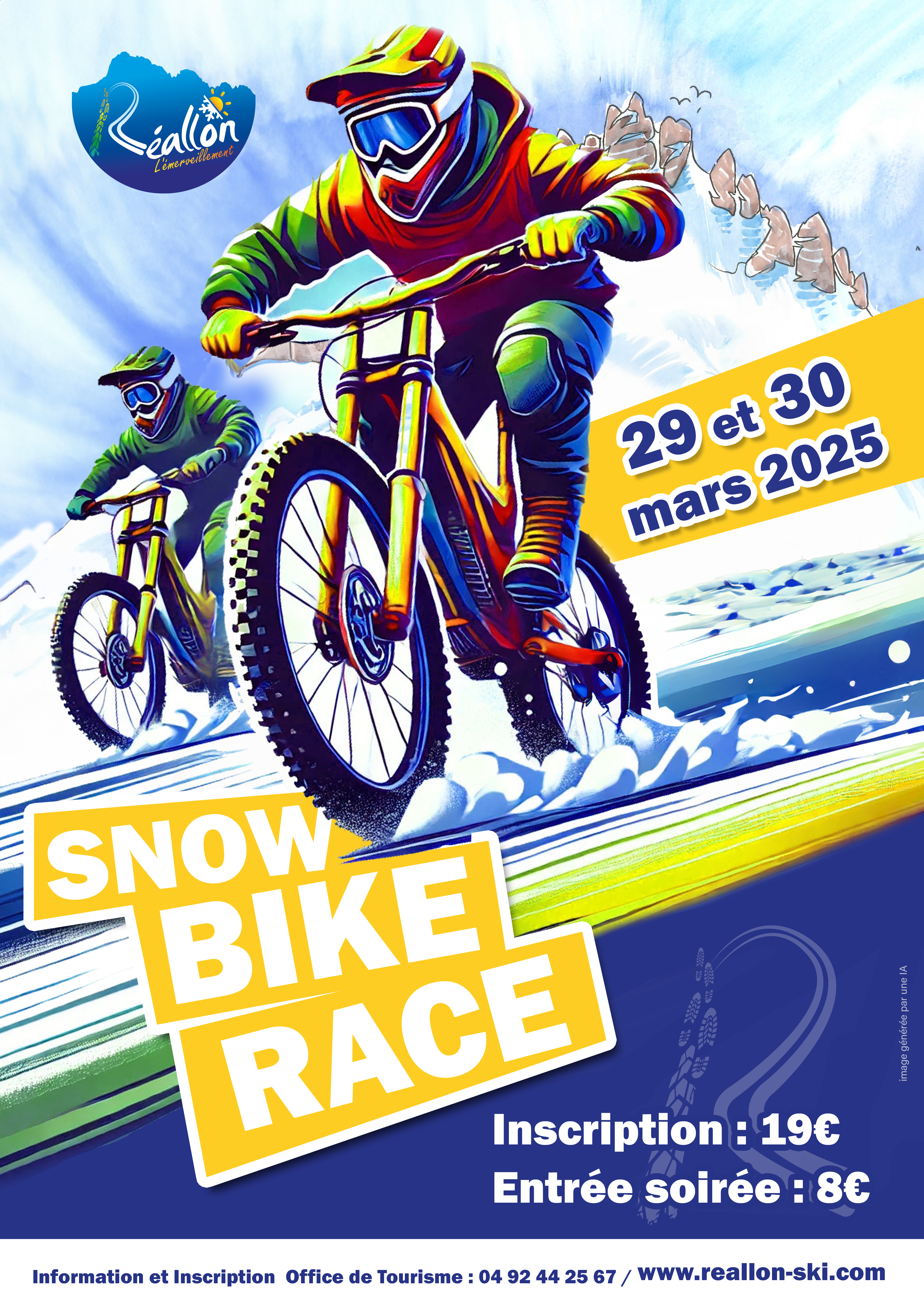 Snow Bike Race_Réallon