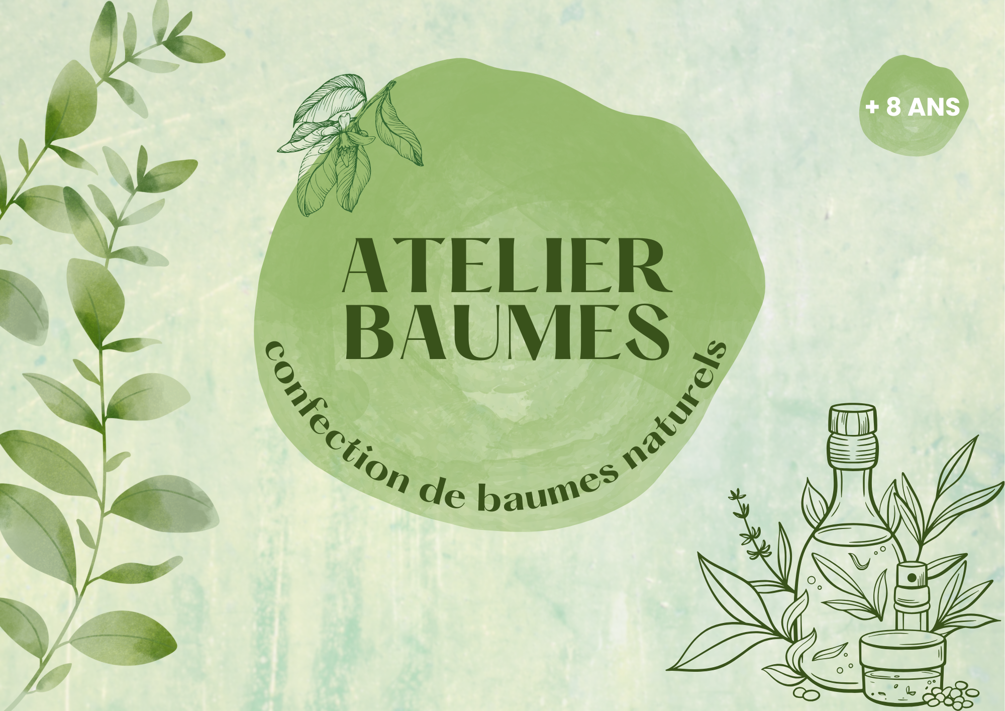 Confection de baumes naturels au Roc d'Enfer.