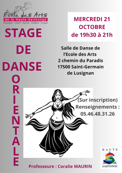 Stage de danse orientale