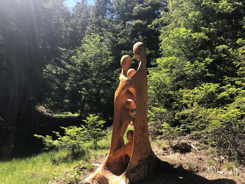 Aussois, sentier des sculptures