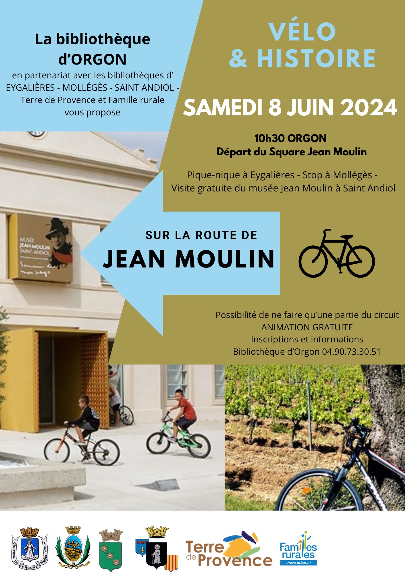 Vélo et Histoire : Sur la route de Jean Moulin null France null null null null