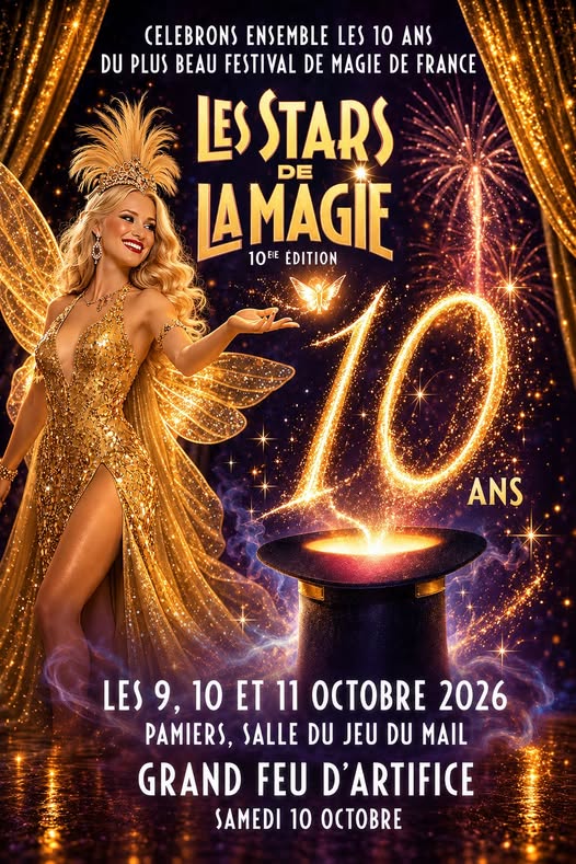 Affiche stars de la magie