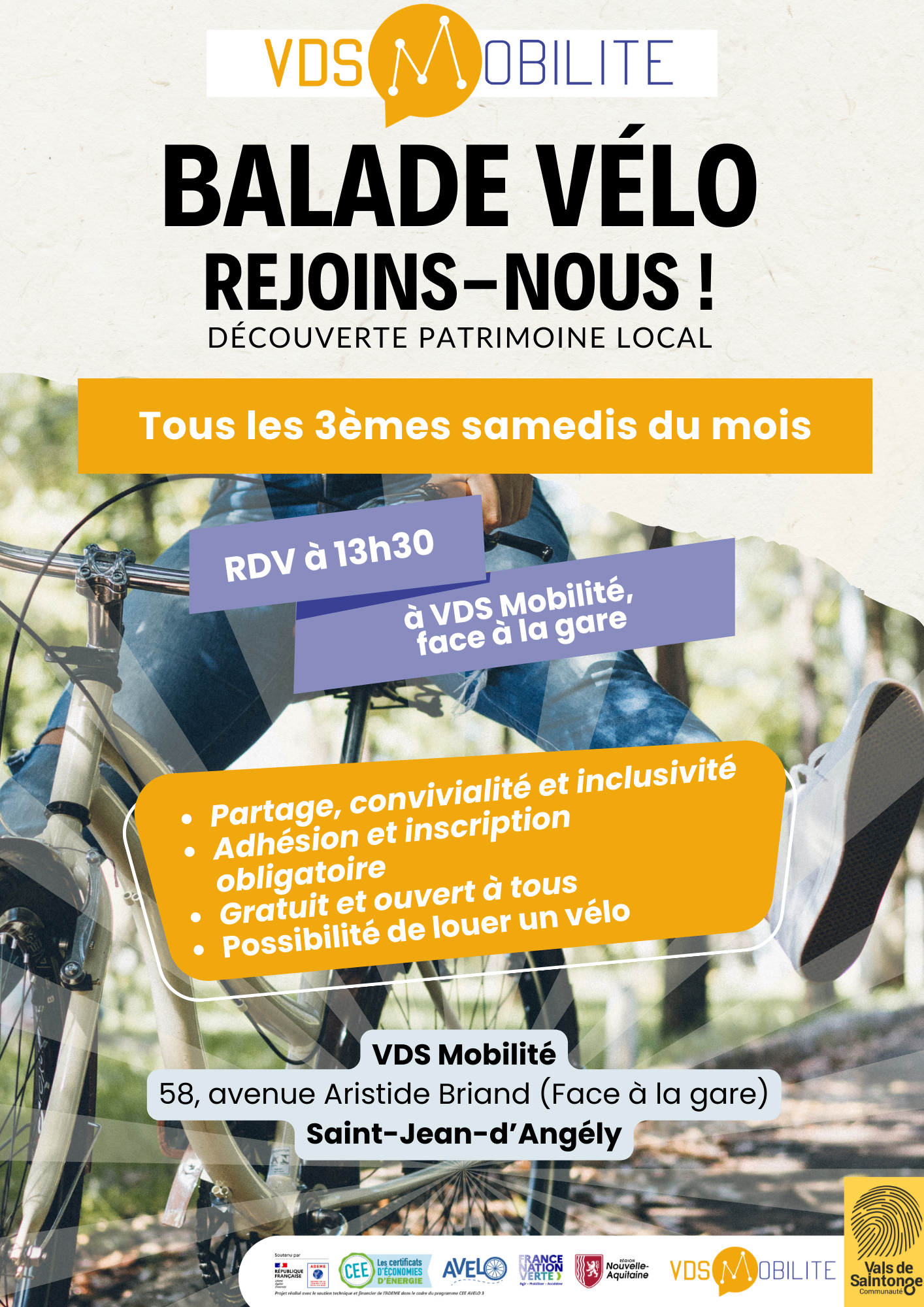 Escapade - Balades à vélo