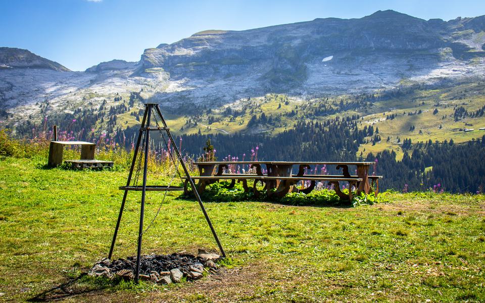 Aire de pique-nique Flaine les Gérats