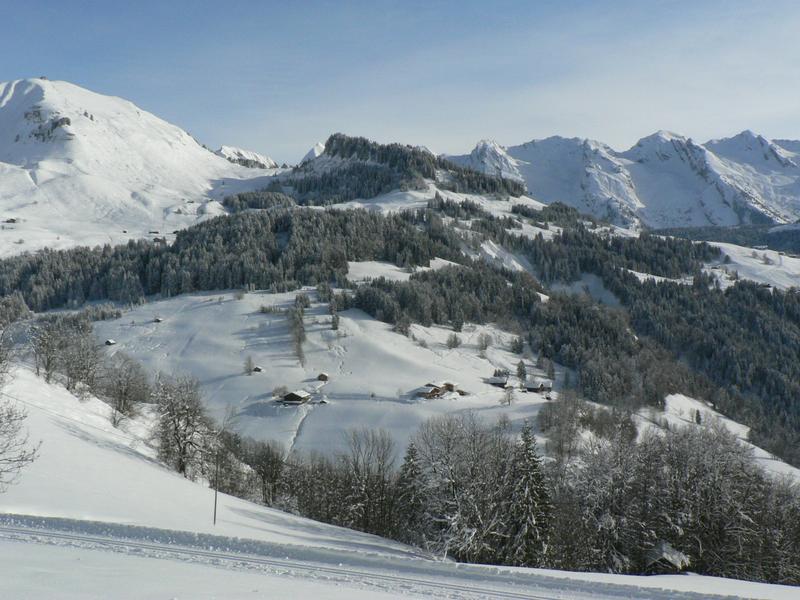Itinéraire raquette 26 - vue Roc des Arces