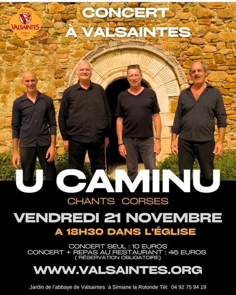 Concert U Caminu à Valsaintes
